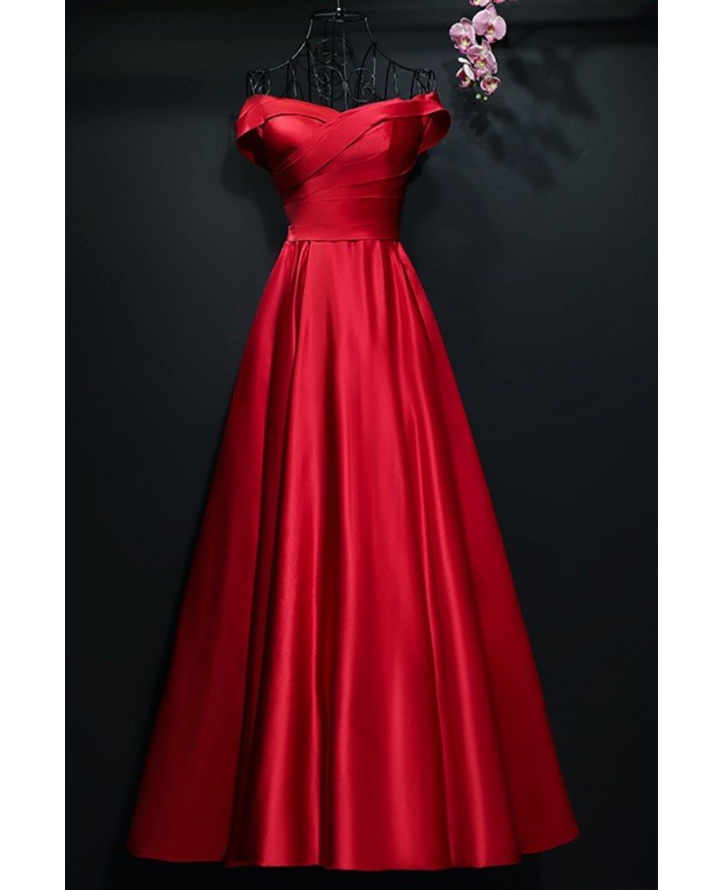 Satin Gown For Party Online, 57% OFF ...
