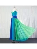 Different Blue Chiffon Bridesmaid Dress for Summer Beach Wedding