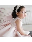 Super Cute Puffy Pink Tutus Flower Girl Dress Short Pageant Gown