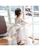 Unique Lace Princess Puffy Flower Girl Dress Modern Couture High Quality