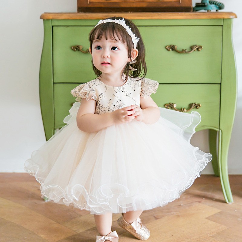 white christmas dresses Short A-Line Tulle Dress CD0236 – Sparkly Gowns main image 0