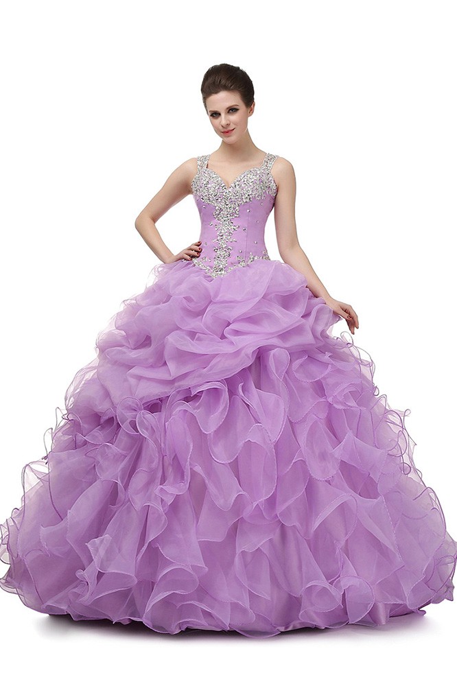 formal lilac prom dresses, ball gown graduation party dresses, modest prom gowns for girls  cg10037 main image 0