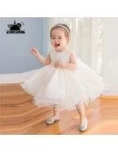 High Quality Puffy Tulle Toddler Flower Girl Dress For Weddings