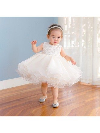 High Quality Puffy Tulle Toddler Flower Girl Dress For Weddings