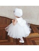 Super Cute White Girls Wedding Dress Toddler Pageant Gown For Formal