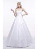 Elegant Corset Strapless Bridal Dress Ball Gown With Beading