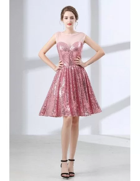 pink dress sparkly