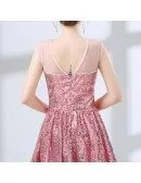 Sparkly Cute Pink Short Homecoming Dress For Senior Girls
