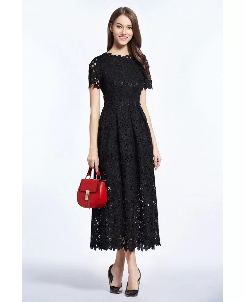 Ankle length Dress with Sleeves