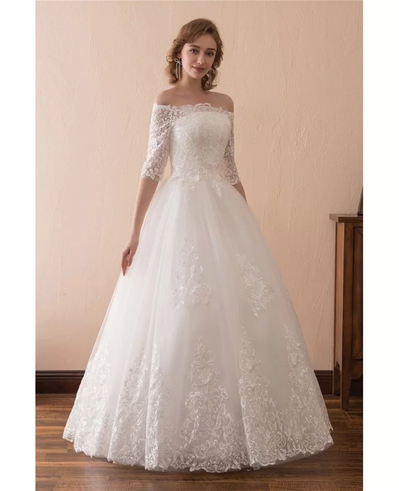 Wedding Dress With Lace Sleeves David S Bridal