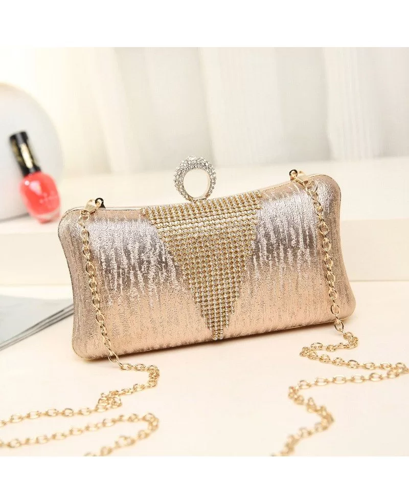 Sparkling Glitter Clutches with Rhinestone Style