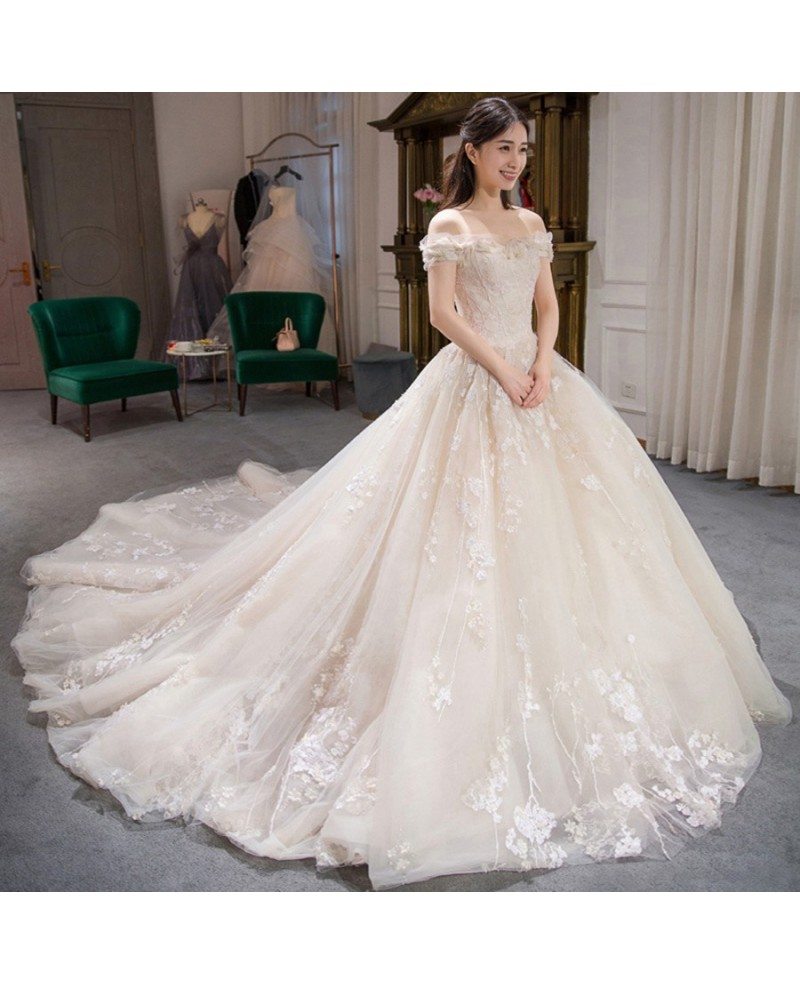 lace ballroom wedding dresses