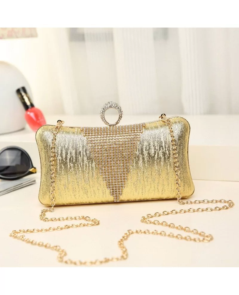 Sparkling Glitter Clutches with Rhinestone Style