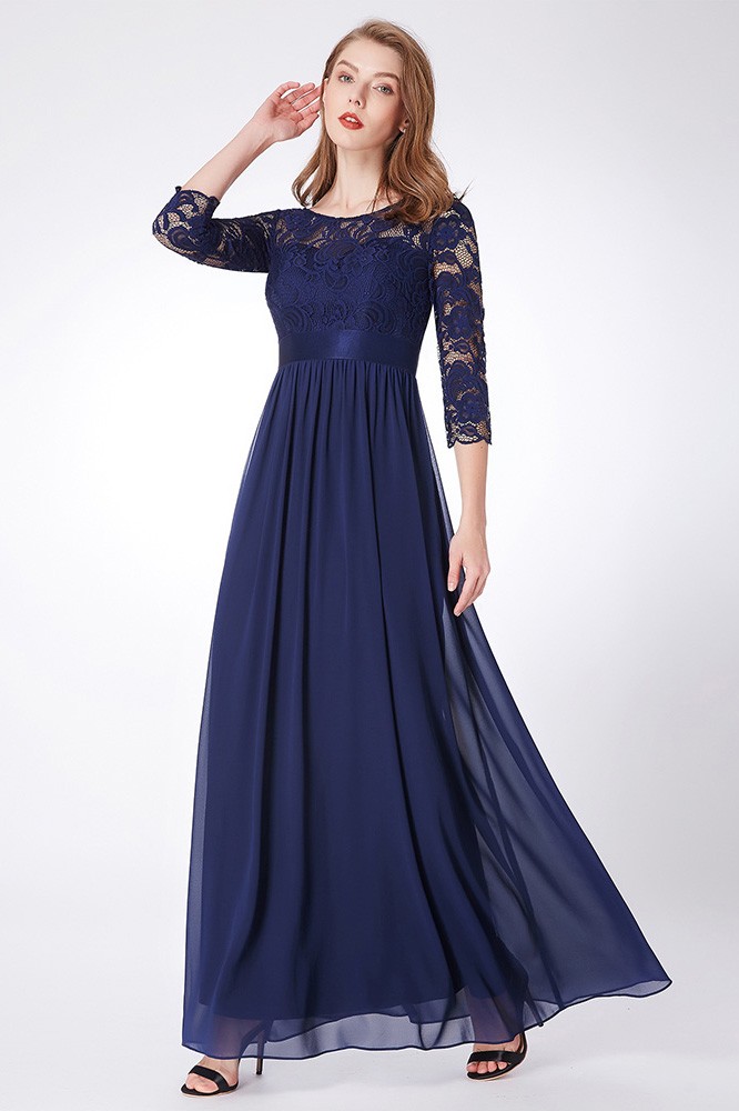 evening gown empire waist