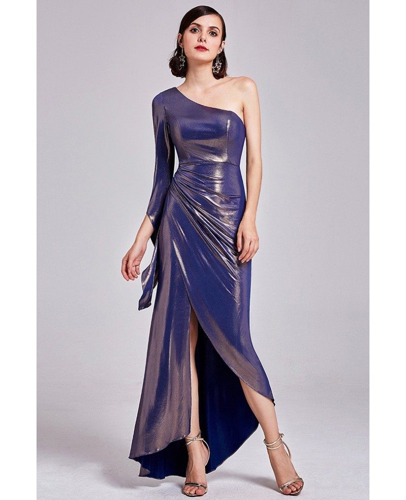 purple party frock