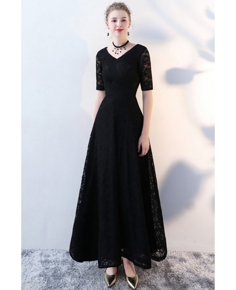 One-Shoulder Dress - Black Maxi Dress - Black Bridal Party Dress - Lulus