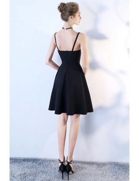 Simple Chic Short Homecoming Dress with Straps #BLS86018 - GemGrace.com