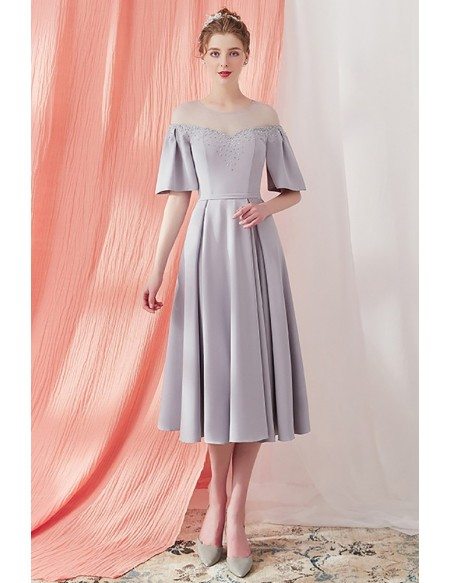 elegant knee length dresses
