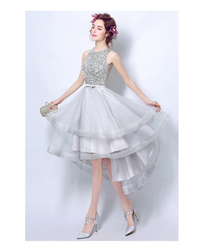 Champagne tulle lace high low prom dress party dress · Little Cute · Online  Store Powered by Storenvy