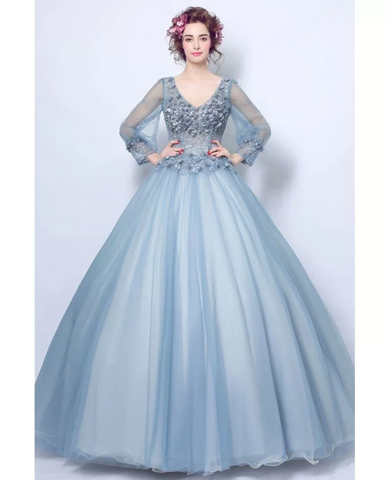 Long Sleeves Prom Dress Cheap, Affordable Long Length Sleeve Formal Dresses  - June Bridals