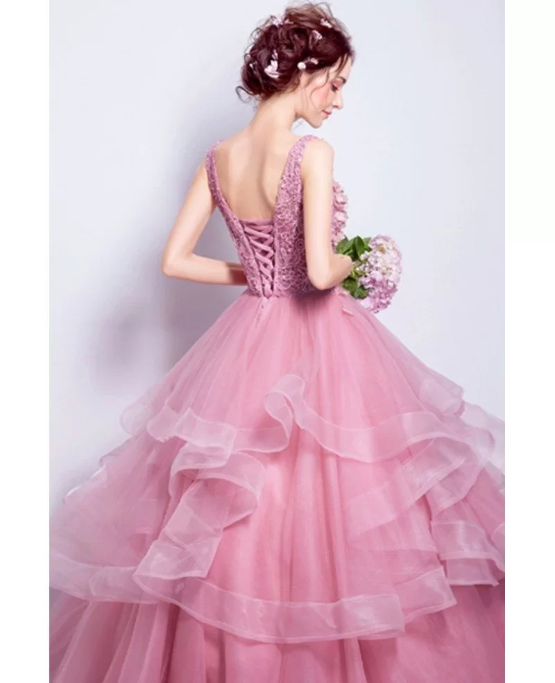 Quinceanera Ball Gown Lilac Formal ...