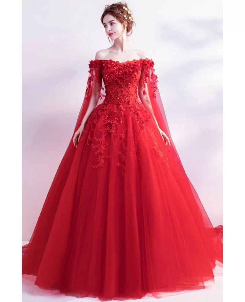 red dress formal wear