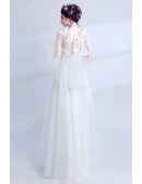 Special Butterfly Sleeve Bridal Dress For 2019 Summer Wedding