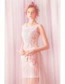 Light Weight Long Tulle Lace Beach Wedding Dress With Train