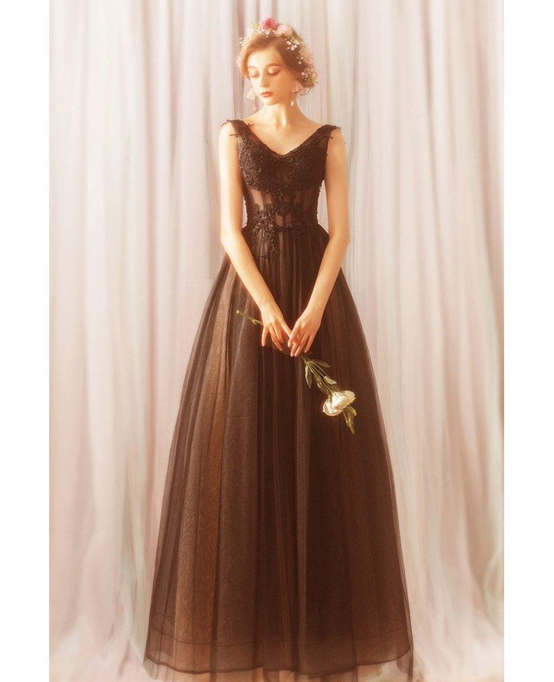 lace corset prom dress