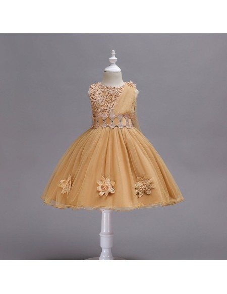 $31.5 Modern Aqua Short Lace Flower Girl Dress For Infants #QX-150 ...