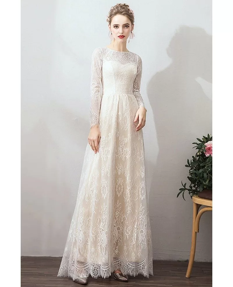 Lace Detachable Skirt Wedding Dress – Tamanna's Boutique