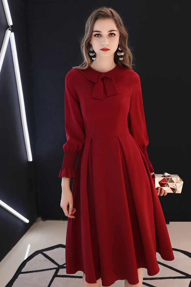 basic long sleeve mini dress Autumn Long Sleeve Mini Dress