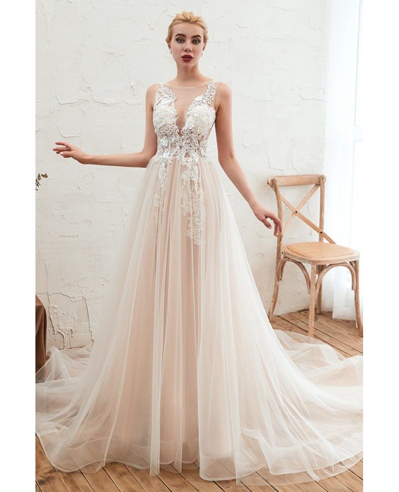 wedding lace gown