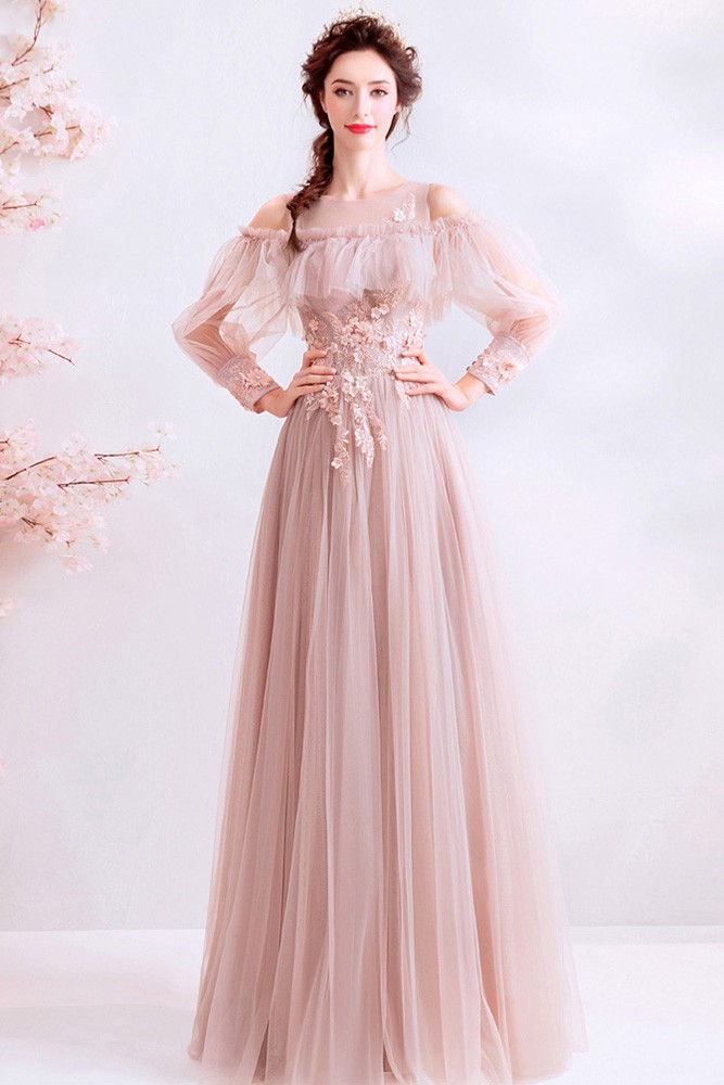 fairy dress long sleeve Blue A-line Princess Dress,Blue Long Sleeves Homecoming Dress,Blue Fai –  Simplepromdress