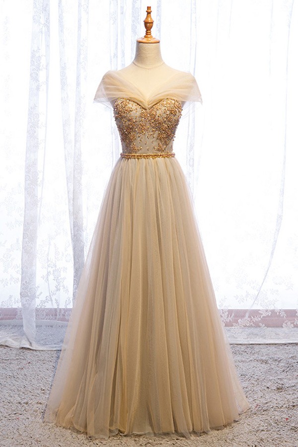 8+ Gold Tulle Dress