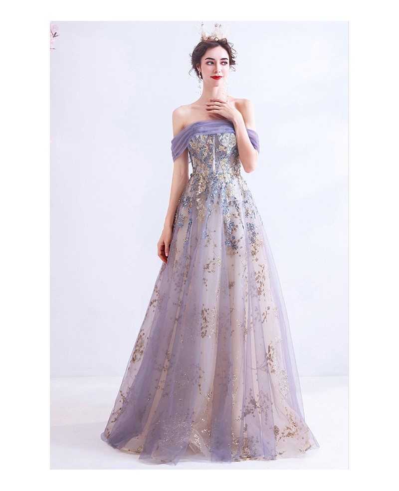 Glamorous Long Ball Gown V-neck Tulle Burgundy Prom Dress – 27dress