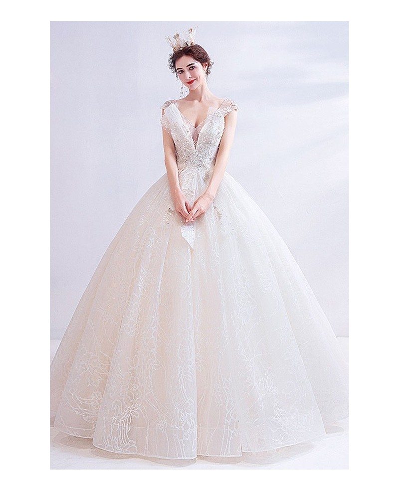 White cream wedding bridal prom dress gown RB0277 - Wedding for sale in  Johor Bahru, Johor