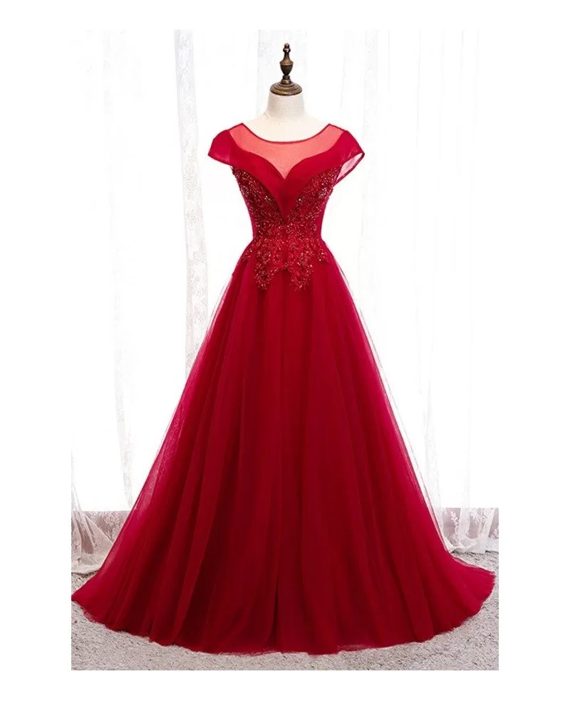 flowy ballgown