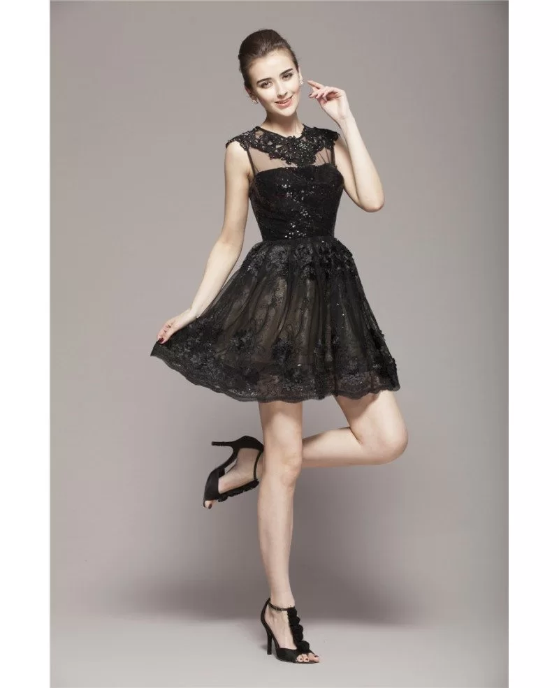 princess polly baby blue dress Black Short Sleeve Mini Dress - All Dresses main image 0
