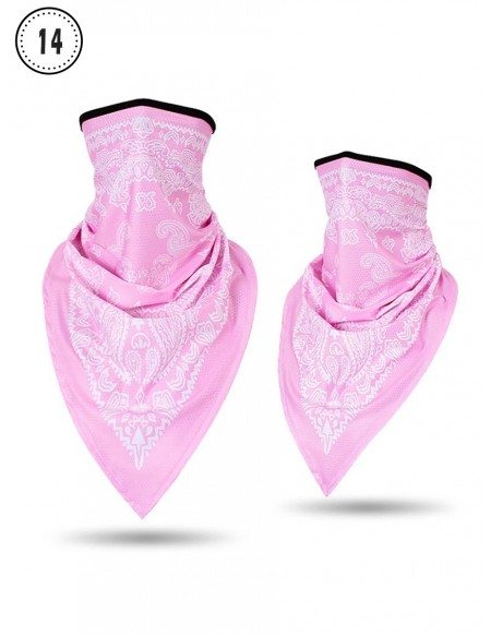 Fashion Face Covering Mask With Pattern Neck Gaiter Scarf For Women