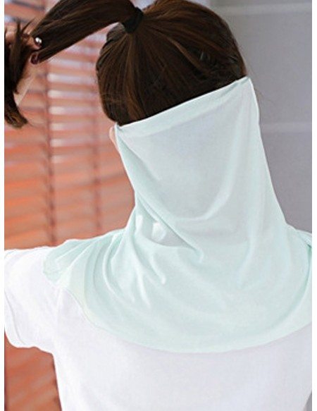 UV Protection Breathable Elastic Neck Gaiter Cloth Face Mask For Women