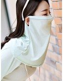 UV Protection Breathable Elastic Neck Gaiter Cloth Face Mask For Women
