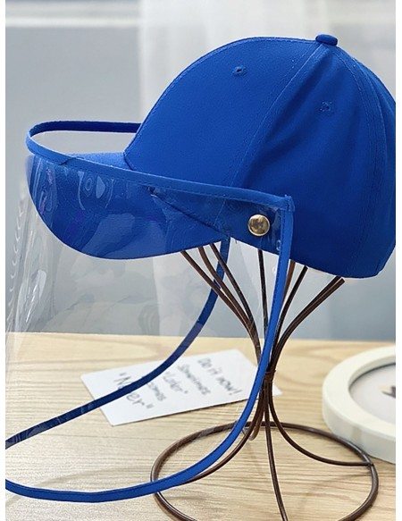Anti-fog Removable Face Shield Hat For Children For Sale