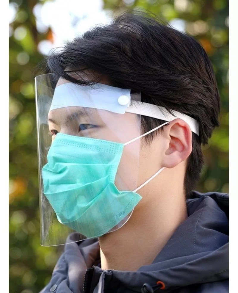 SplashProof Protective Face Shield For Hard Hat Full Face Hat