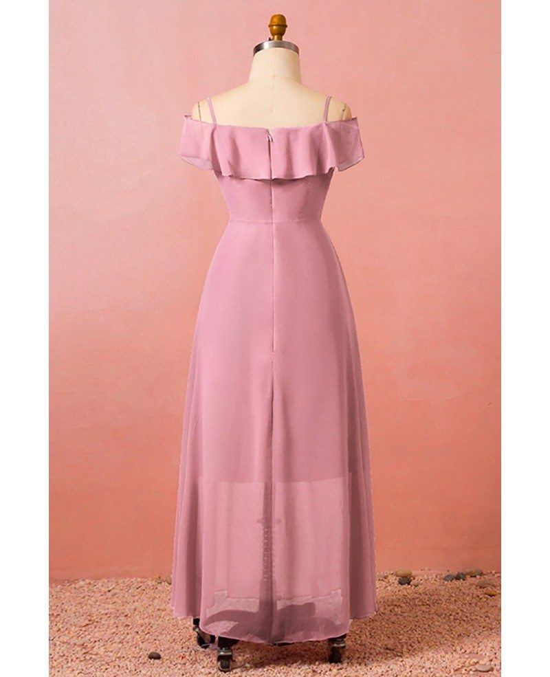 Custom Elegant Ruffle Maxi Party Dress Aline High Quality ZN014 ...