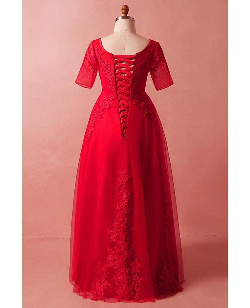 Custom Empire Waist Beaded Lace Vneck Formal Dress Floor Length with ...