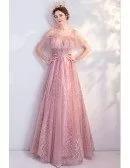 Pink Tulle Bling Sequins Gorgeous Prom Dress For Teens