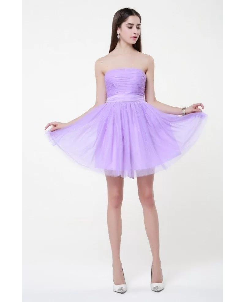 lilac chiffon dress