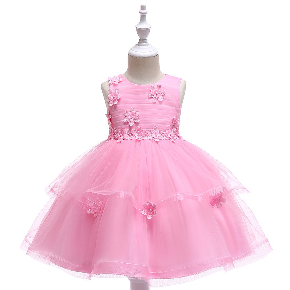 $30.89 Cute Pink Tulle Girls Prom Dress Ballgown For Children #MQ787 ...