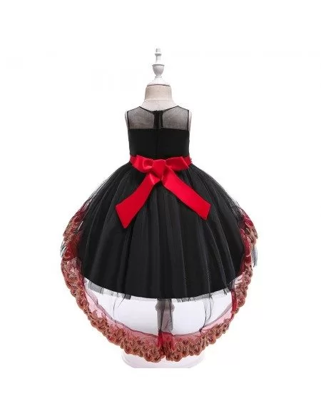 Beautiful Pink Princess High Low Party Dress For Girls 10-12 Years